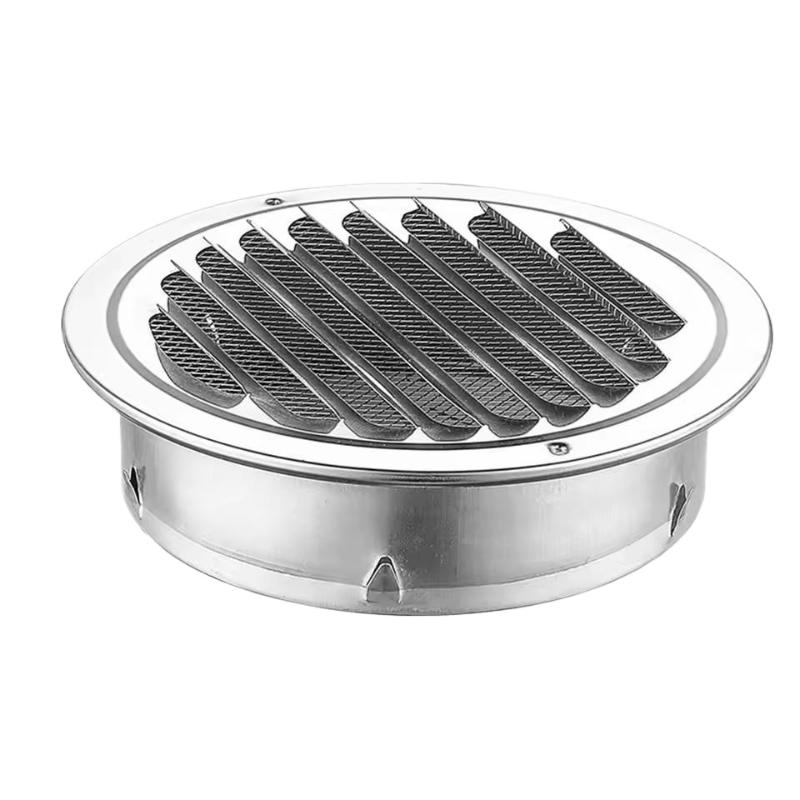 Commercial Exhaust Hood - 【TG16】2025 1Pc 70-300mm Round Steel Air