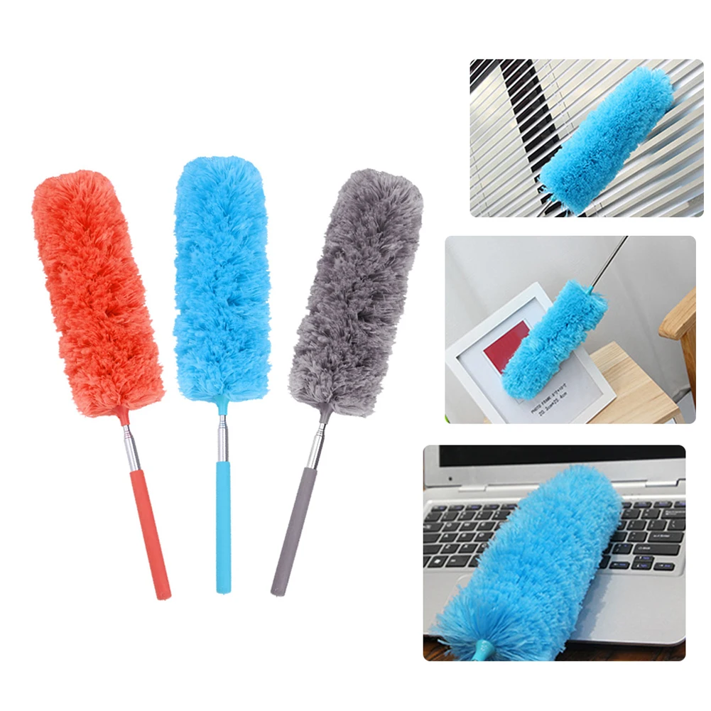 Commercial Kitchen Towels - Adjustable Stretch Extend Microfiber Dust Feather
