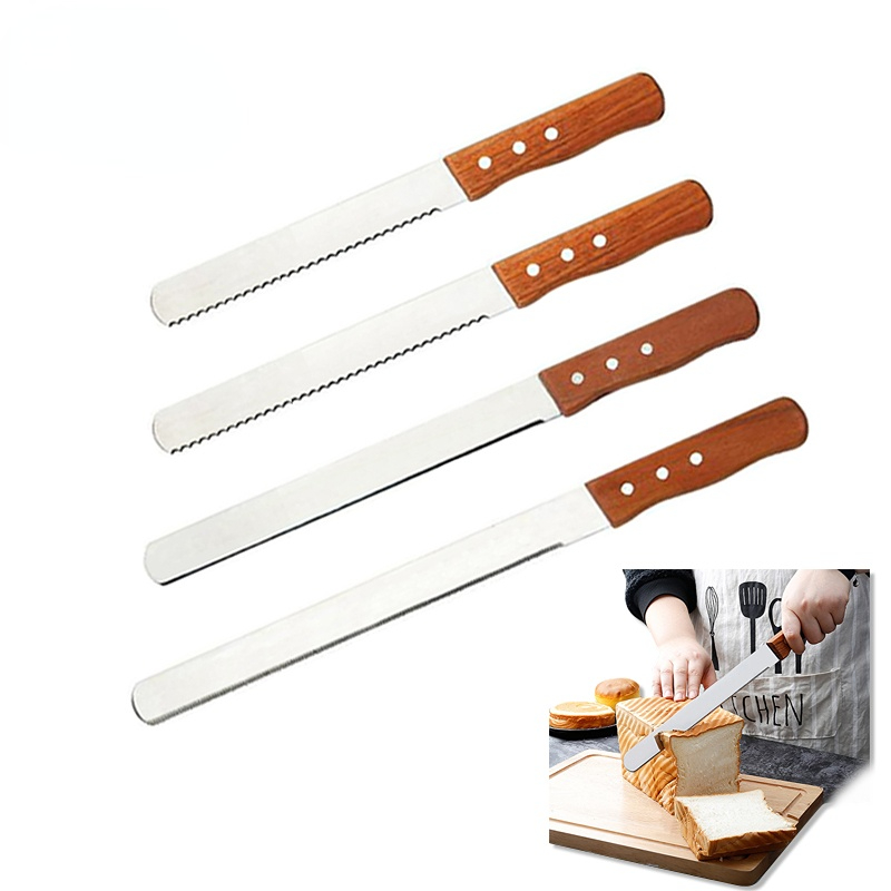 Commercial Bread Slicer - 10/14 Inch Best Serrated Bread Knife