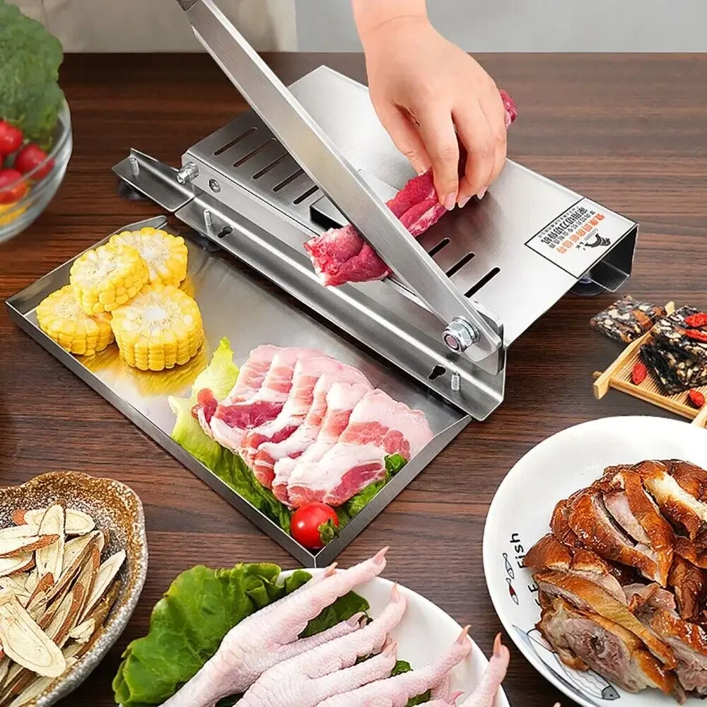 Commercial Bread Slicer - Commercial Household Manual Lamb Slicer Bone