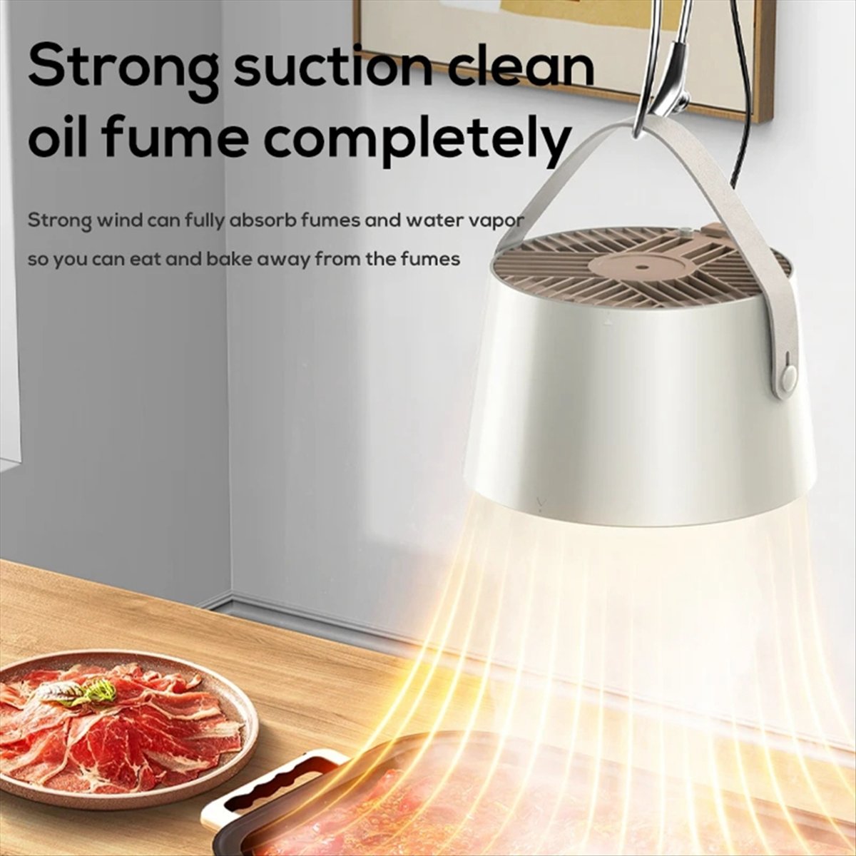 M10K Portable Range Hood Kitch - Commercial Kitchen Exhaust Fan review and price