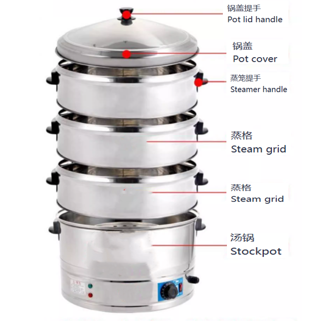 Commercial 35cm 40cm 47cm Stai - Commercial Kitchen Boiler review and price
