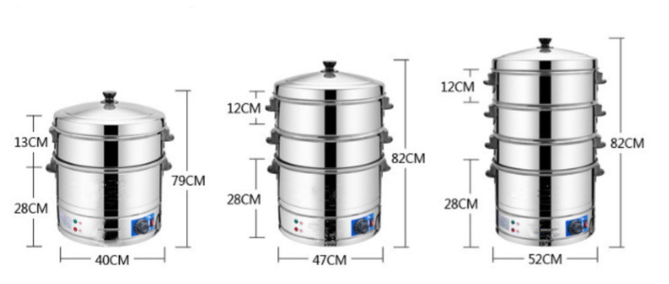 Commercial 35cm 40cm 47cm Stai - Commercial Kitchen Boiler review and price