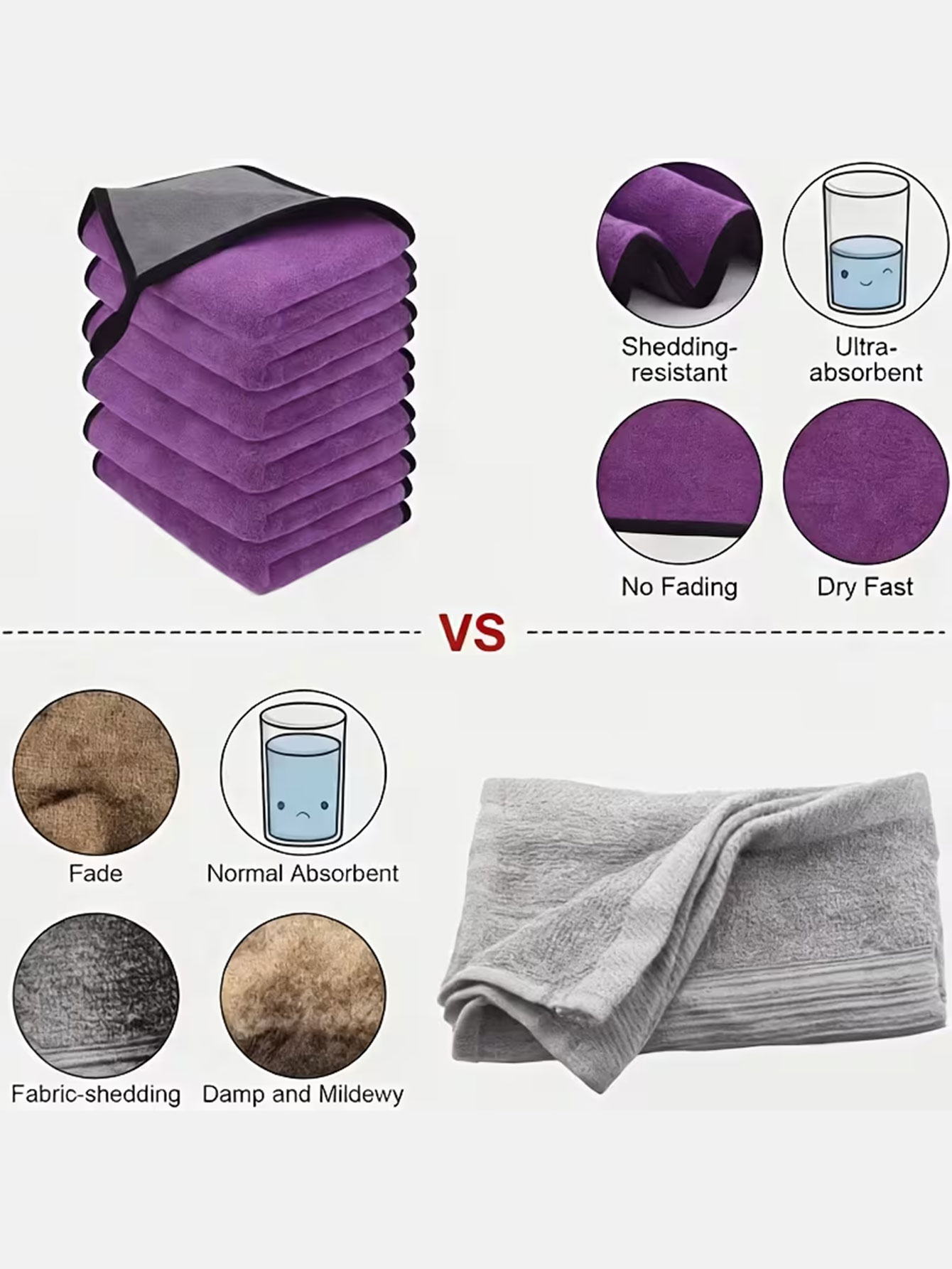 10-Pack Double-Sided Coral Vel - Commercial Kitchen Towels review and price