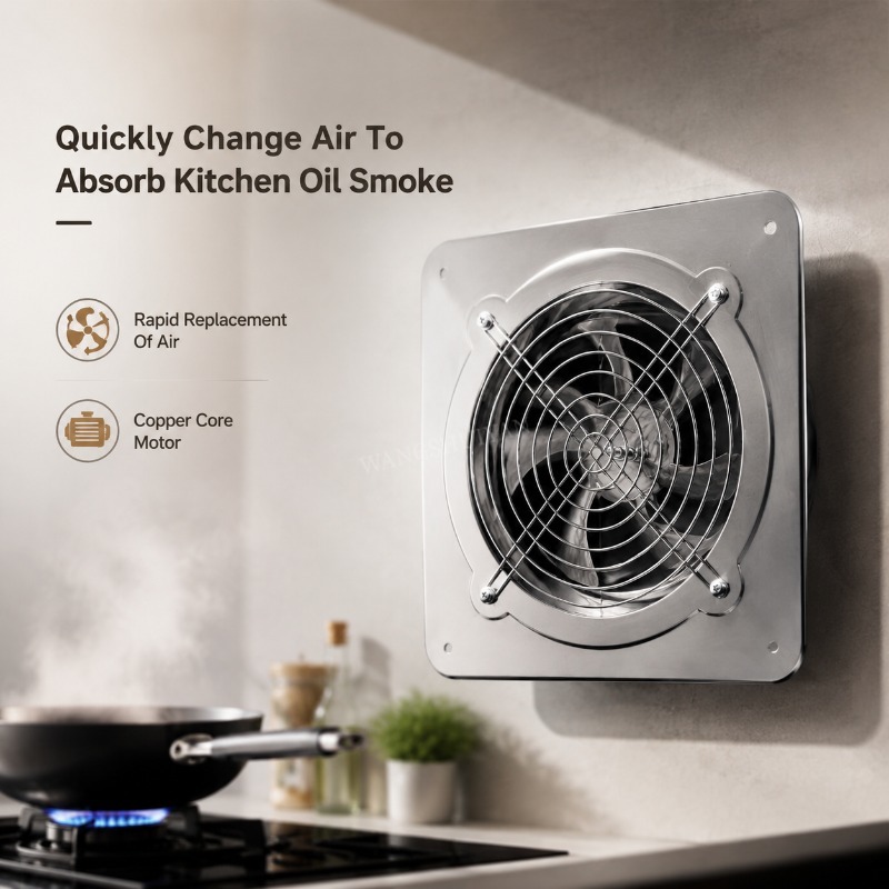 6''8'' Stainless Steel Kitchen - Commercial Kitchen Exhaust Fan review and price