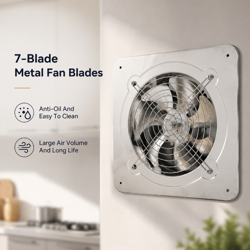 6''8'' Stainless Steel Kitchen - Commercial Kitchen Exhaust Fan review and price