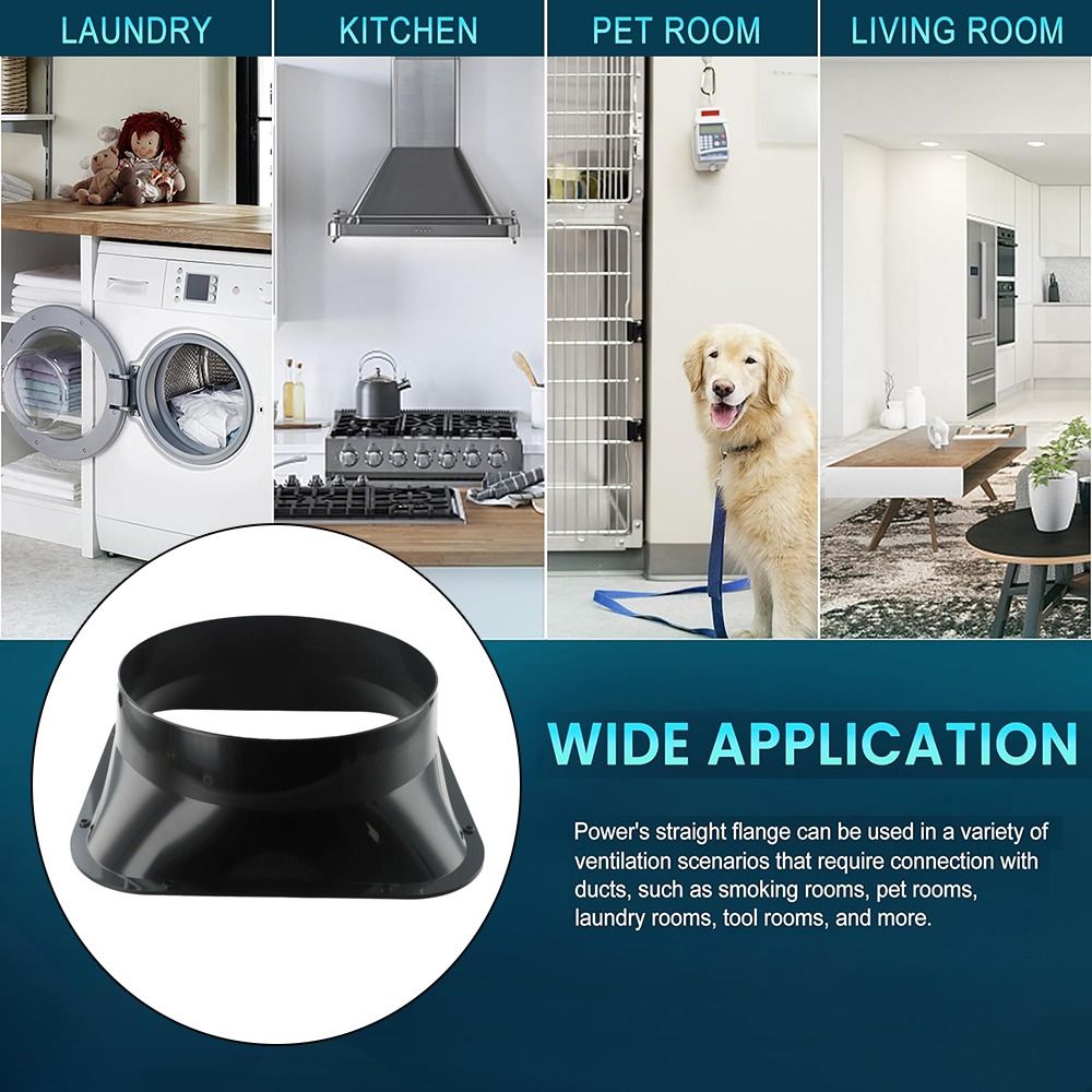 Fan Connection ABS Wall Flange - Commercial Kitchen Exhaust Fan review and price