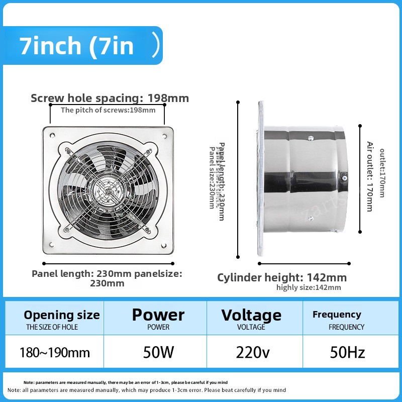 6''7''8'' Stainless Steel Kitc - Commercial Kitchen Exhaust Fan review and price
