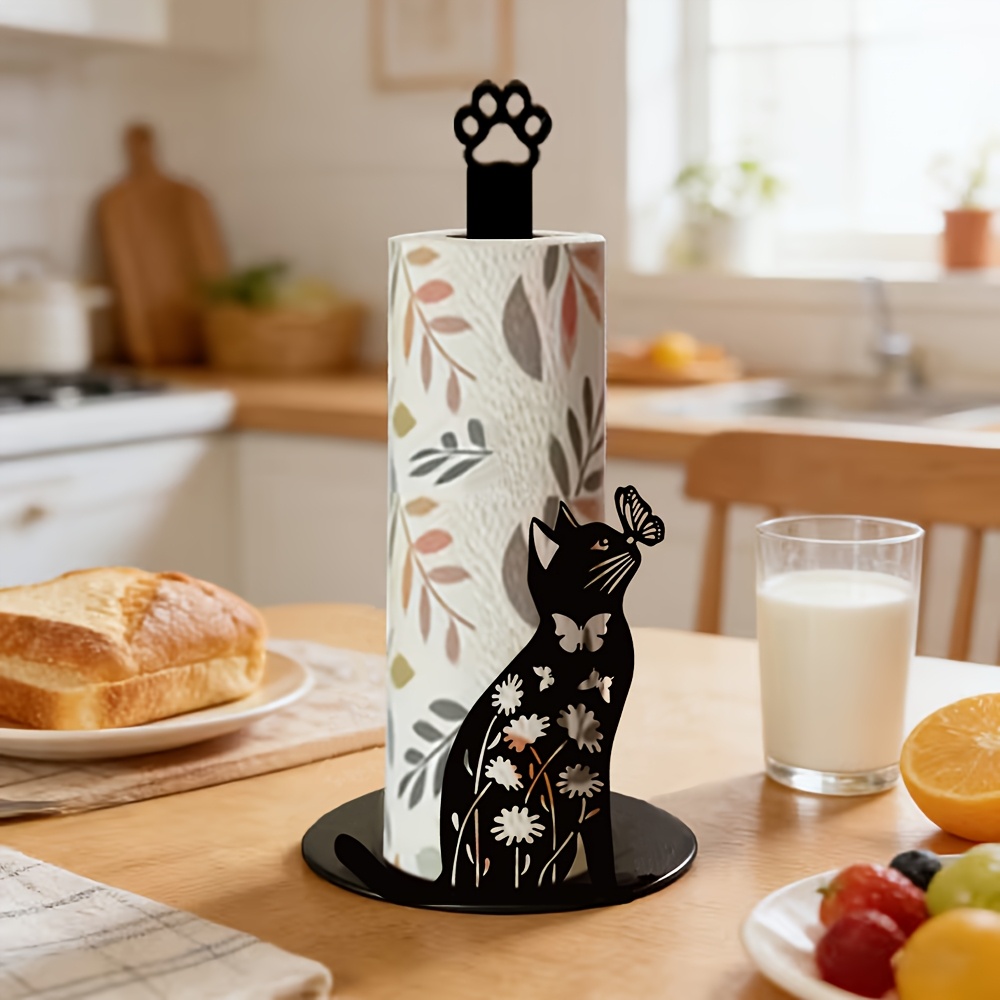 1 Piece 2D Flat Cute Black Cat - Commercial Kitchen Towels review and price