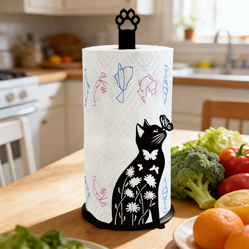 1 Piece 2D Flat Cute Black Cat - Commercial Kitchen Towels review and price
