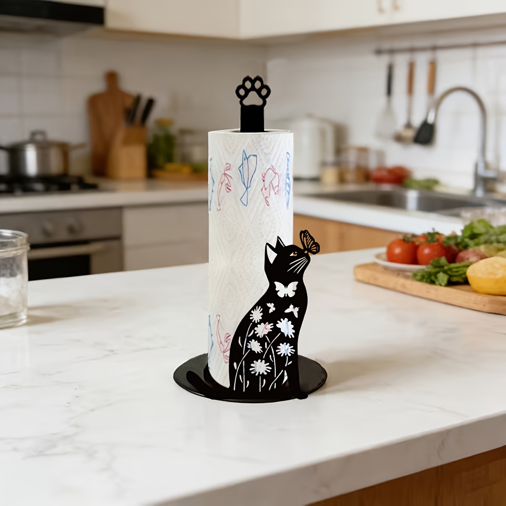 1 Piece 2D Flat Cute Black Cat - Commercial Kitchen Towels review and price