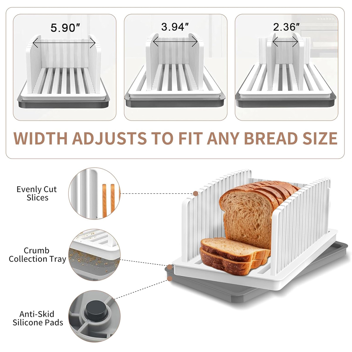 Adjustable Manual Bread Slicer - Commercial Bread Slicer review and price